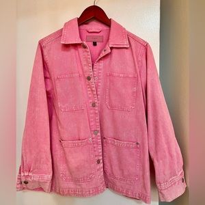 BLANKNYC Pink Denim Shacket